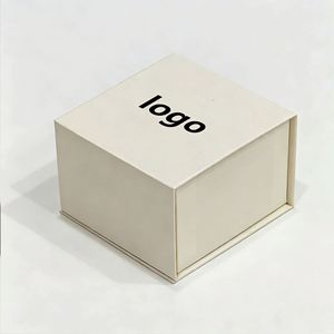 Caja Magnética Blanca Personalizable Directo de Fábrica con Forro Elegante, Ideal para Pendientes y Empaque de Regalos - Product Image 2