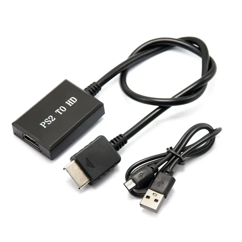 USB PS2 إلى محول HD لوحة الألعاب محول متوافق مع الحاسوب الشخصي والألعاب نوع PS2 التحكم