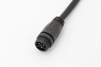 Connecteur étanche IP68 JiaHui M16 3 broches avec contact en cuivre et boîtier en nylon 500V 15A pour éclairage LED extérieur