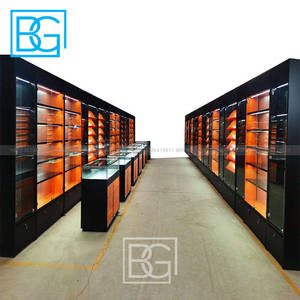 Nguồn cung cấp tủ trưng bày xì gà tủ thuốc lá giá dưới quầy thuốc lá hiển thị trường hợp với tủ trưng bày hình tròn - Product Image 1