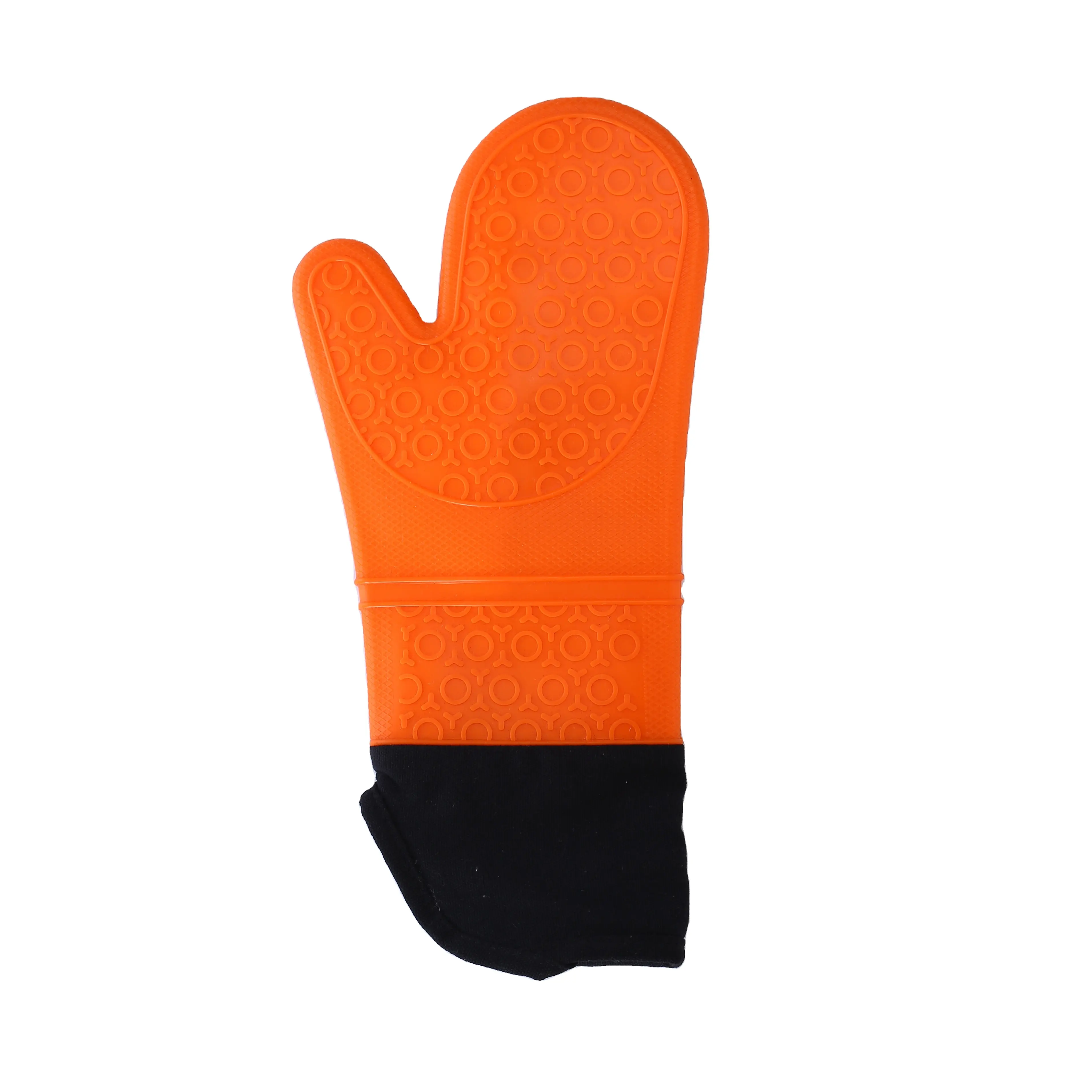 Guantes de horno de langosta resistentes al calor extremos al por mayor, guantes de manopla de horno de silicona largos profesionales