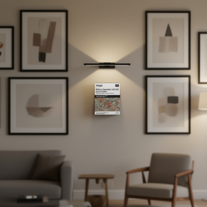 Applique murale LED Ward en fer forgé, 16 pouces, à piles, avec bras articulé réglable, variateur d'intensité, minuterie et télécommande, pour galerie - Product Image 2