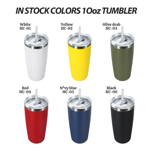 Vasos Personalizados con Logotipo, 10 oz, Recubrimiento en Polvo, Doble Pared, Aislamiento al Vacío, Botella <span class=keywords><strong>de</strong></span> <span class=keywords><strong>Agua</strong></span>, Taza <span class=keywords><strong>de</strong></span> Viaje para Café - Product Image 3