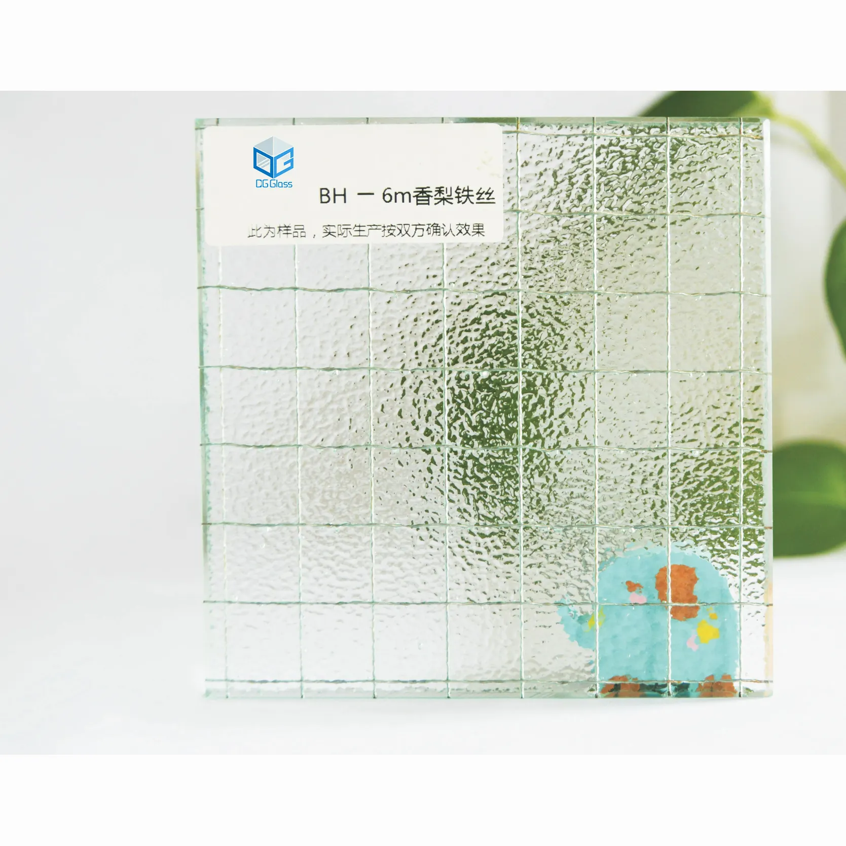 Clear Patterned Glass Board Embossed Laminated Fiber Glass