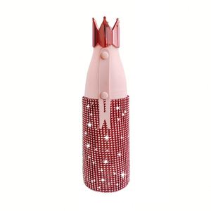 Couvercle de gobelet isotherme en acier inoxydable, style américain, écologique, avec strass et diamants, pour boisson directe - Product Image 2