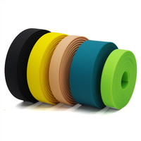 Coleira de cachorro personalizada, venda quente de coleira de tecido de poliéster, flexível, fosca, 27mm, à prova d' água, tpu, pvc, revestido