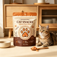 Sacs Doypack personnalisés brillants pour aliments pour animaux de compagnie, étanches en BOPP avec fermeture éclair, haute qualité pour friandises réutilisables pour chiots, chiens et chats, qualité alimentaire