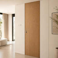 Portes en bois massif au design épuré, portes intérieures modernes en bois pour la décoration de maisons haut de gamme