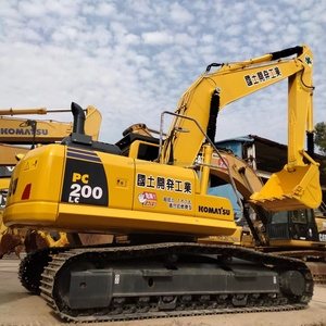 La condition de fonctionnement de l'excavatrice Komatsu PC200LC d'occasion est un excellent modèle classique de 20 tonnes, vente urgente d'origine durable - Product Image 2