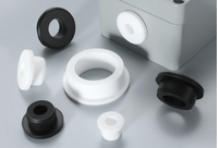 Passe-câble en silicone de type T, à insertion droite unilatérale, résistant aux hautes températures, étanche, manchon de câblage en caoutchouc