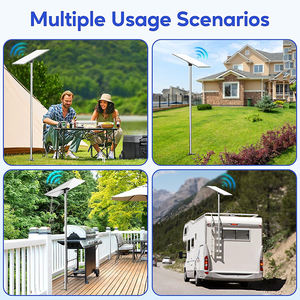 Ancrage au sol JH-Mech No-Dig 6.6ft a Durable 1.5 ''Diamètre 1.5mm <span class=keywords><strong>Tube</strong></span> épaissi Poteau mural Starlink Poteau de montage réglable - Product Image 2