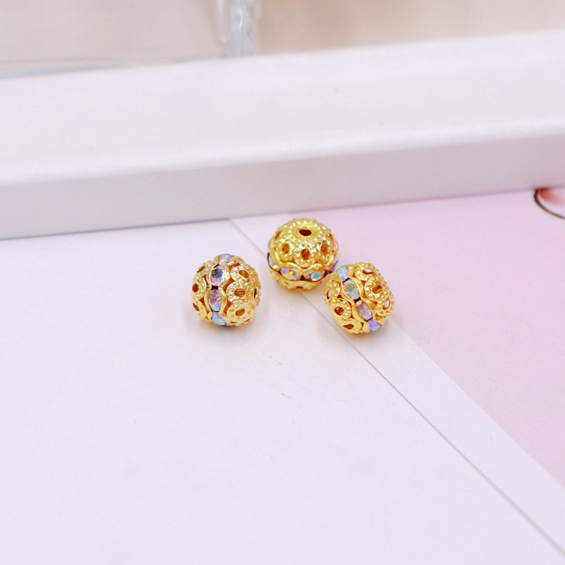 17 Gold Base AB Colored Diamonds