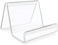 Porte-cartes de visite personnalisé en acrylique transparent Présentoir pour cartes nominatives 50pcs Présentoir pour cartes de crédit en plastique