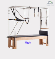 Camas de Pilates de Madera de Arce de Grado Clínico para Terapia Física, Descompresión Espinal y Rehabilitación Postural