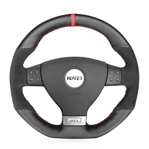 Cubierta de <span class=keywords><strong>volante</strong></span> para Volkswagen <span class=keywords><strong>Golf</strong></span> 5 Mk5 GTI VW <span class=keywords><strong>Golf</strong></span> 5 R32 Passat R GT 2005, precio al por mayor para ti - Product Image 2
