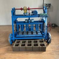 Machine à fabriquer des blocs de ciment et de béton, manuelle, avec moteur et boîte de vitesses, pour le Cameroun, machine à fabriquer des briques