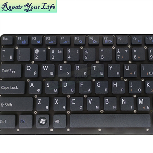 RU แป้นพิมพ์สำหรับแล็ปท็อปรัสเซียสำหรับ SONY VPCCA <span class=keywords><strong>VPC</strong></span>-CA <span class=keywords><strong>VPC</strong></span> CA Pcg-61711w 148353511 148953511 แป้นพิมพ์สีดำ/สีขาวใหม่ไม่มีแสงไฟ - Product Image 3