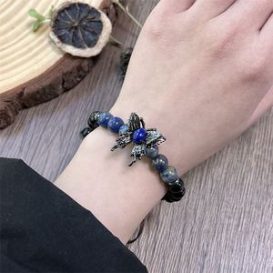 Bracelet en pierre naturelle avec perles de verre colorées pour la prospérité et le bien-être – Faible MOQ, bienvenue aux grossistes, personnalisation pour commandes en gros - Product Image 1