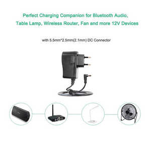 EU 5V 2A <b>12V</b> 2A Power Adapter Cctv Camera DC Jack 5.5*2.1mm 5.5*2.5mm Power Adapter - Product Image 5