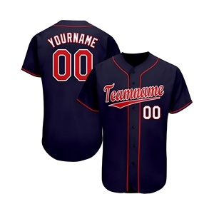 Maillot de baseball personnalisé à boutons avec impression par sublimation, style streetwear, pour les détaillants sportifs américains - Product Image 1