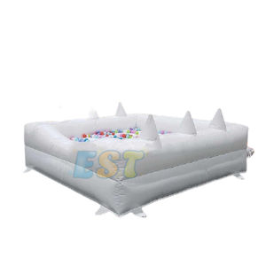 Nouveau design Piscine à balles gonflable blanche gonflable Soft Play Ocean Ball Pool avec souffleur d'<span class=keywords><strong>air</strong></span> - Product Image 4