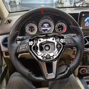 <span class=keywords><strong>Volant</strong></span> en cuir véritable en fibre de carbone pour mercedes-benz GLC GLE450 C63 C450 E63 W176 W204 W205 W213 W218 A250 AMG GLK <span class=keywords><strong>207</strong></span> - Product Image 5