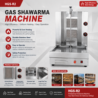 Machine commerciale de fabrication de boulettes de viande et de saucisses Shawarma Kebab Burger Clipper Doner Grill Shawarma Machine