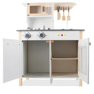 Maison de poupée en bois jouets pour bébés mini ensemble de cuisine jouet de cuisine pour enfants petite cuisine de simulation