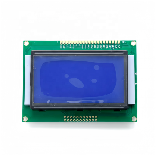 GoldenMorning High Quality 12864A 128x64 Graphic 13-Pin Display Module with Backlight LCD SPI Interface and KS0108 Driver IC