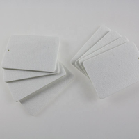Feuilles désodorisantes pour voiture Mofelt écologiques et tendance à bas prix, en tissu non tissé rond, taille personnalisable