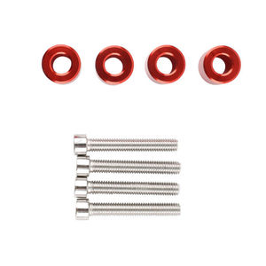 Poignée de porte Nissan E26 Nv350 en alliage d'aluminium rouge, poignée intérieure pour porte avant, installation facile, 1 paire - Product Image 4