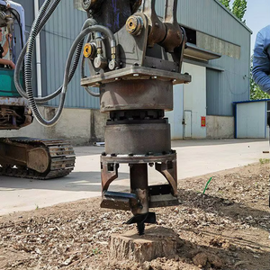 Foreuse hydraulique pour excavatrice, déracineuse de souches, machine de défrichage pour vergers, accessoire de défrichage pour la remise en état des terres forestières - Product Image 6