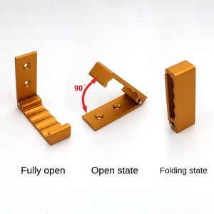 Crochet collant simple <span class=keywords><strong>invisible</strong></span> simple en aluminium sans poinçon pour le matériel de salle de bain mural espace pratique armoire à vêtements pliante - Product Image 3