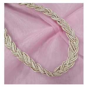 Tela Trenzada Safarilux de 1.6 cm, Mezcla de Poliéster y Algodón, Color Safari, Italia, 30 g/m, para Coser y Manualidades - Product Image 1