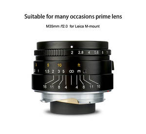 7 artesão, 35mm f2.0 grande abertura <span class=keywords><strong>paraxial</strong></span> lente m-montagem lente da câmera para câmeras leica M-M m240 m3 m5 m6 m7 m8 m9 m9p m10 - Product Image 2