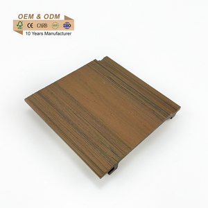 Cao cấp chống nứt WPC Panel Tường Gỗ Kết cấu hạt Interlock hệ thống không thấm nước Ốp cho công viên băng ghế dự bị - Product Image 2