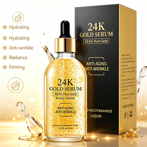 Suero de Oro 24K, Esencia Facial Antienvejecimiento con Nicotinamida, Suero Hidratante e Iluminador para una Piel con Apariencia más Joven y Suave - Product Image 4