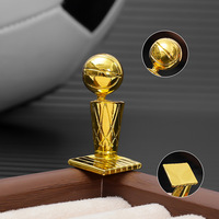 Trophée de championnat Larry O'Brien en alliage, mini trophée de basketball, ornement - Fabriqué à Guangzhou, cadeau de jeu, souvenir sportif scolaire
