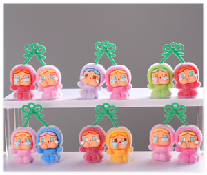 Miniatura in Resina alla <span class=keywords><strong>Moda</strong></span>, Bambola Piangente Colorata con Effetto Floccato, Statuetta 3D, Charm Coniglietto per Bambine, Giocattolo Sorpresa per Bambini - Product Image 2