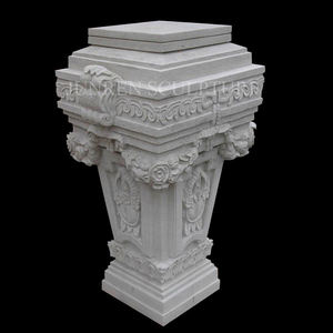 Pilier en marbre décoratif de Style européen, Base sur <span class=keywords><strong>socle</strong></span> <span class=keywords><strong>pour</strong></span> la Sculpture de la <span class=keywords><strong>Statue</strong></span> - Product Image 6
