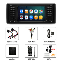 STWEI 7" Android AUTO Carplay Autoradio Multimédia avec Lecteur Vidéo Bluetooth GPS pour BMW X5 E53 Série 5 E38 E39
