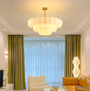 Zeal Lighting Hot Selling Simple Glass White Bubble <b>Light</b> <b>for</b> Living <b>Room</b> Modern Gold Nordic Pendant <b>Light</b> - Product Image 4