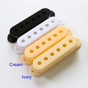 Donlis PC02 52mm Ivory Single Coil ST Guitar Pickup Cover per pickup a bobina singola, copertura in plastica personalizzata per spaziatura corde 48/50mm - Product Image 6