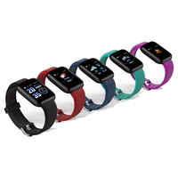 Montre connectée 116 Plus pour hommes, moniteur de fréquence cardiaque, tensiomètre, étanche, tracker d'activité physique pour Android et iOS