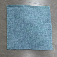 Housses de coussin effet lin bicolores en stock, 270 GSM, 100 % polyester, 4 couleurs et 2 tailles