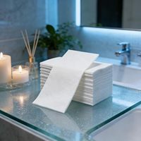 Serviettes de table jetables en Airlaid de haute qualité pour cuisine, salle de bain et extérieur