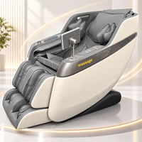 Fauteuil de massage électrique 4D ultra-silencieux à gravité zéro avec rail SL et musique IA pour la maison intelligente, la chambre et le bien-être, soulagement de la tension