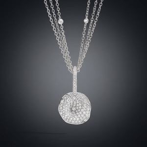 Collar de Plata de Ley 925 con Colgante de Circonitas Cúbicas, Collar de Cadena de Varias Capas para Mujer, Joyería de Lujo - Product Image 3