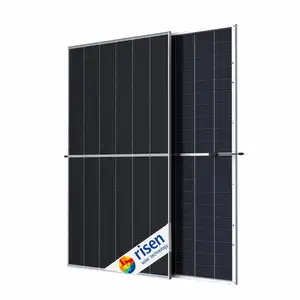 Yükselen enerji Bifacial 405W 450W 550W 600W 660W Titan 120 132 hücreleri Pv güneş panelleri 700watt