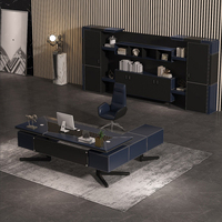 Ensemble de chaise de bureau de direction de luxe en cuir de selle modulaire en MDF facile à assembler, design moderne, bienfaits pour la santé, personnalisable